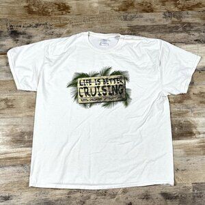 Life is Better Cruising Royal Caribbean international White T-Shirt Size XXL‎